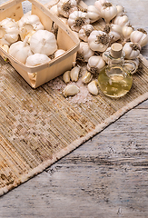 Image showing Organic garlic