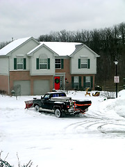 Image showing Winter Snow Plowing