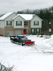 Image showing Winter Snow Plowing