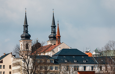 Image showing Towers of city hall in Jihlava, Czech Republic