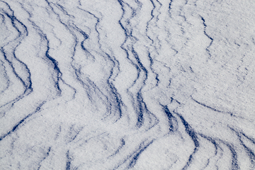 Image showing snow drifts