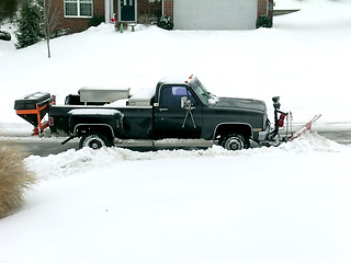 Image showing Winter Snow Plowing