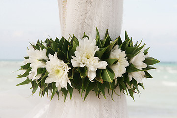 Image showing Beach wedding