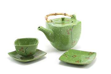 Image showing Chinese teapot and cup 6