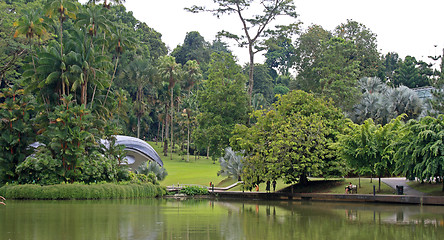 Image showing Concert Hall in Botanical Garden in Singapore