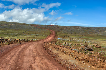 Image showing road to heaven in Bale Mountain Ethiopia