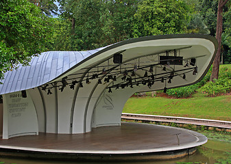 Image showing Concert Hall in Botanical Garden in Singapore