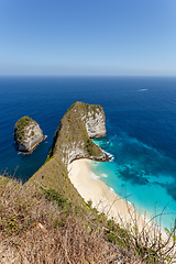 Image showing Manta Bay on Nusa Penida Island, Indonesia