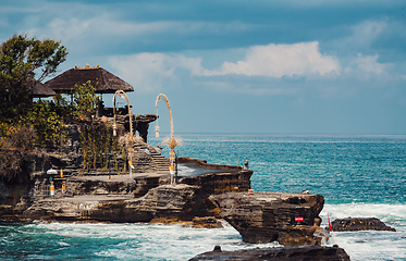 Image showing Tanah Lot temple in Bali Indonesia