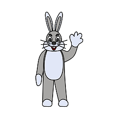 Image showing Hare Puppet Doll Icon