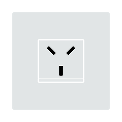 Image showing Israel Electrical Socket Icon