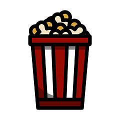 Image showing Cinema Popcorn Icon