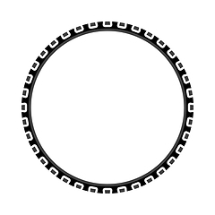 Image showing Bike Tyre Icon