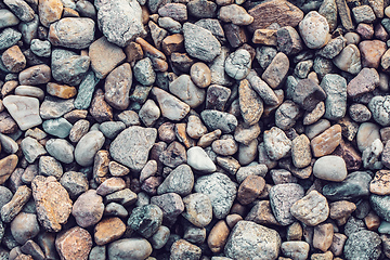 Image showing pebbles texture background