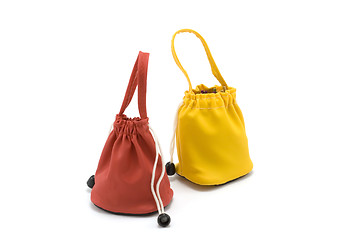 Image showing Two colour bags