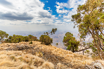 Image showing Ethiopian landscape, Ethiopia, Africa wilderness