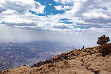 Image showing Ethiopian landscape, Ethiopia, Africa wilderness