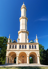 Image showing Minaret in Valtice Lednice area, Czech Republic