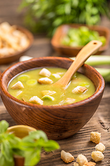 Image showing Leek soup