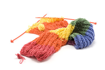 Image showing Knitted scarf 4