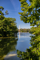 Image showing Minaret in Valtice Lednice area, Czech Republic