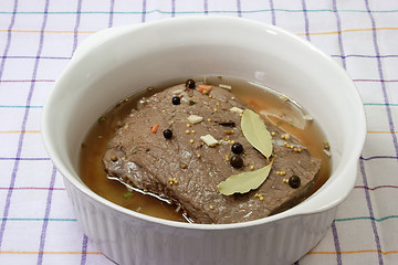 Image showing Marinated beef meat_7