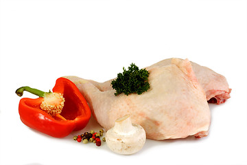 Image showing Chicken leg