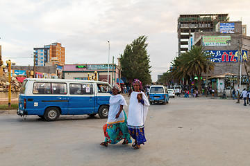 Image showing Ordinary Ethiopians on the street of Mekelle, the capital city of Tigray , Ethiopia