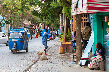 Image showing Ordinary Ethiopians on the street of Mekelle, the capital city of Tigray , Ethiopia