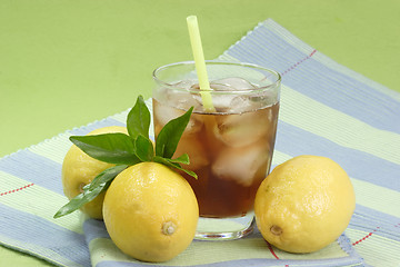 Image showing Lemon ice tea_20