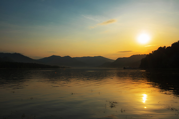 Image showing Teletskoye lake in Altai mountains