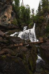 Image showing Waterfall in Altai Mountains