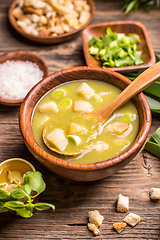 Image showing Delicious leek soup