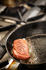 Image showing Goose breast roasted