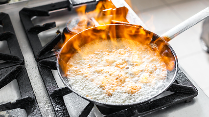 Image showing Chef cooking