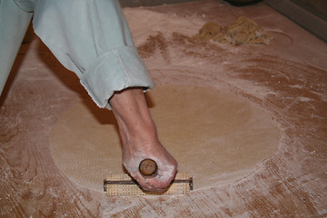 Image showing Making Lefse