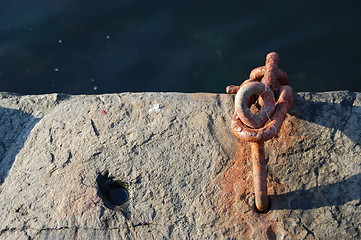 Image showing Mooring