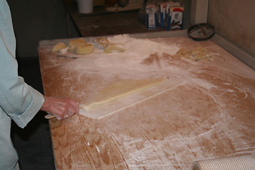 Image showing Making Lefse