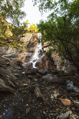 Image showing Waterfall Shirlak in Altai Mountains