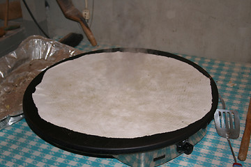 Image showing Making Lefse