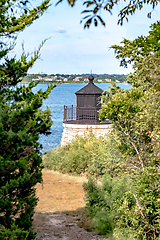 Image showing castle hill lighthouse in newport rhode island