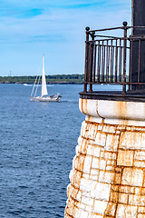 Image showing castle hill lighthouse in newport rhode island