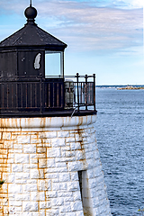 Image showing castle hill lighthouse in newport rhode island