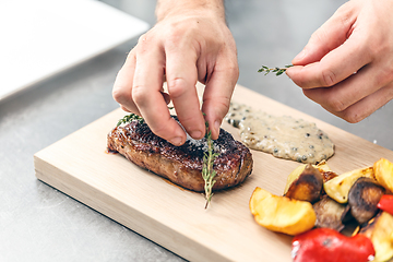 Image showing Grilled T-bone steak