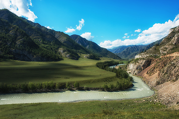 Image showing Katun river landscape