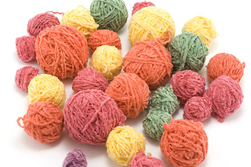 Image showing Ball of the colour threads 6