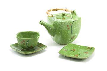 Image showing Chinese teapot and cup 7