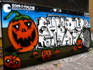 Image showing Halloween Graffiti