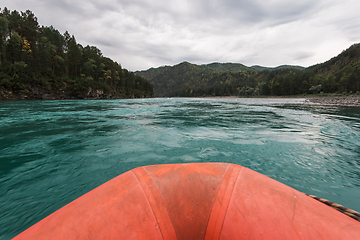 Image showing Rafting and boating on the Katun River