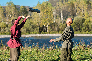 Image showing descendants of the Cossacks in the Altai